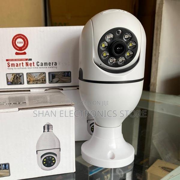 Night Vision Affordable V380 Bulb Wireless Panoramic Camera - main view