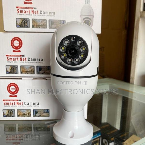 360-Degree Auto Rotate Wifi Bulb Panoramic Ip Camera ., - main view