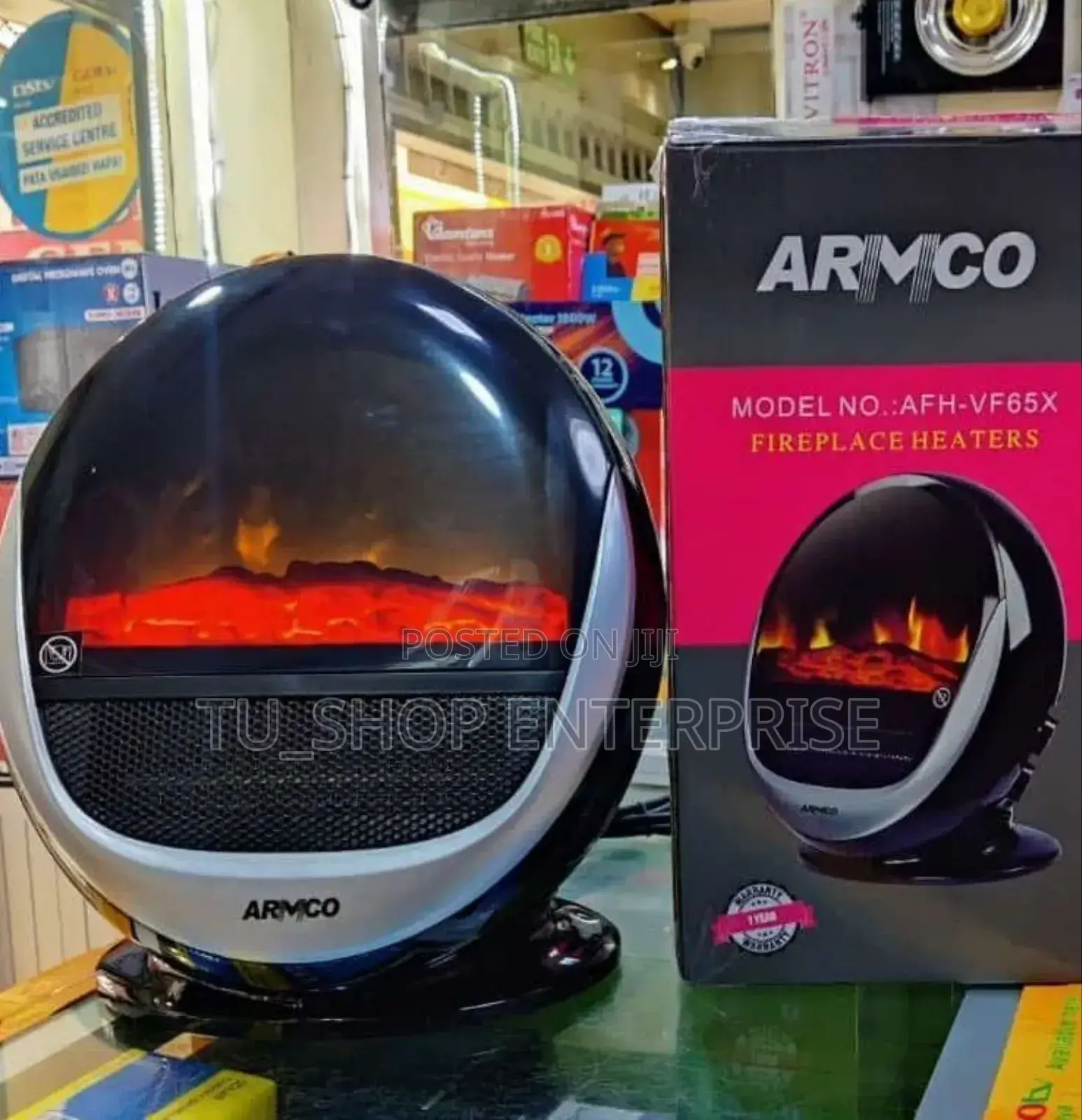 *Armco Fireplace Heater.
