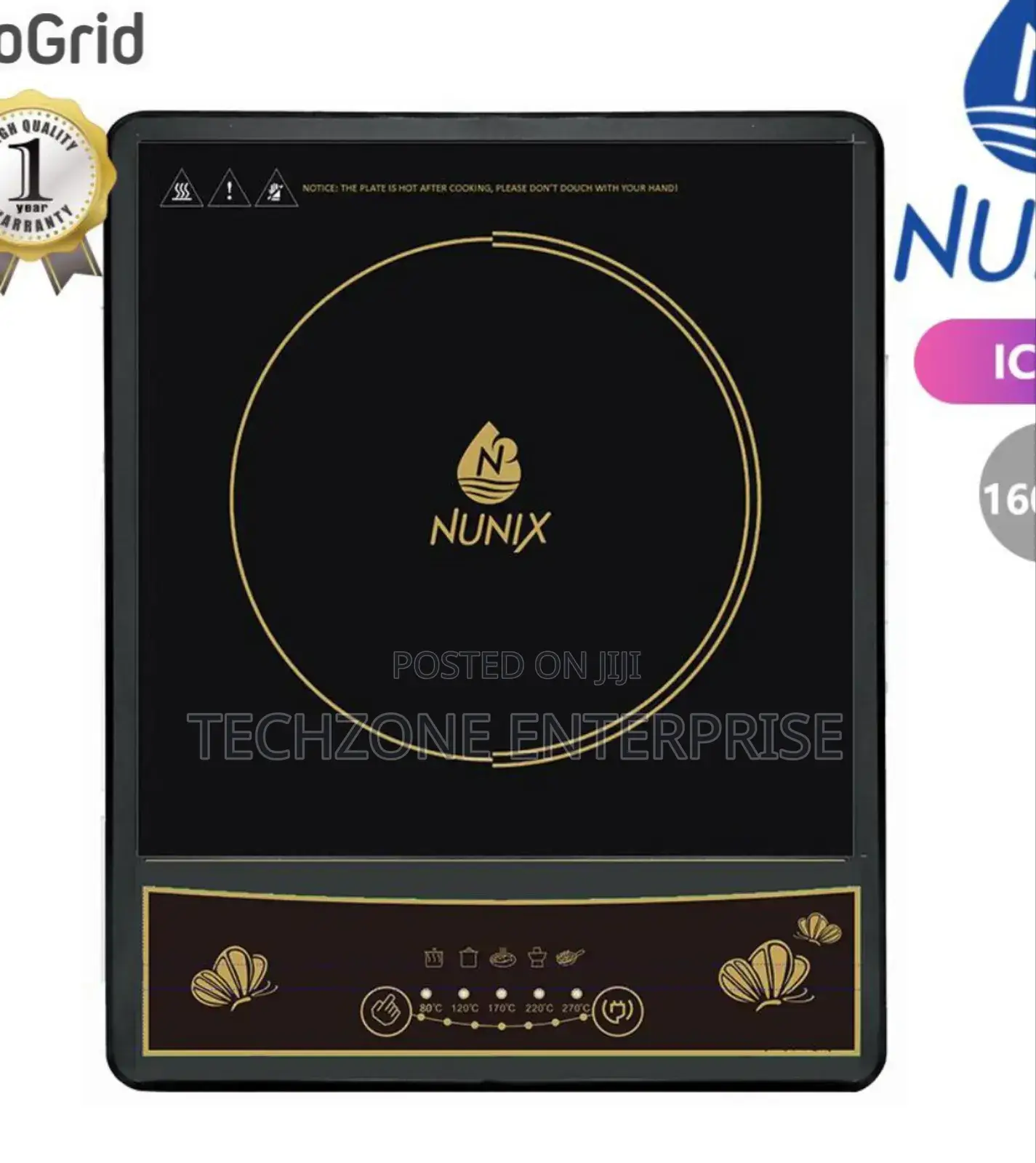 Nunix Ic-01 Single Induction Cookers With 1600 Watts