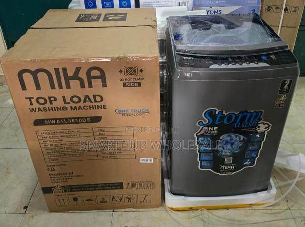 Mika 10kg Fully Automatic Top Load Washing Machine - main view