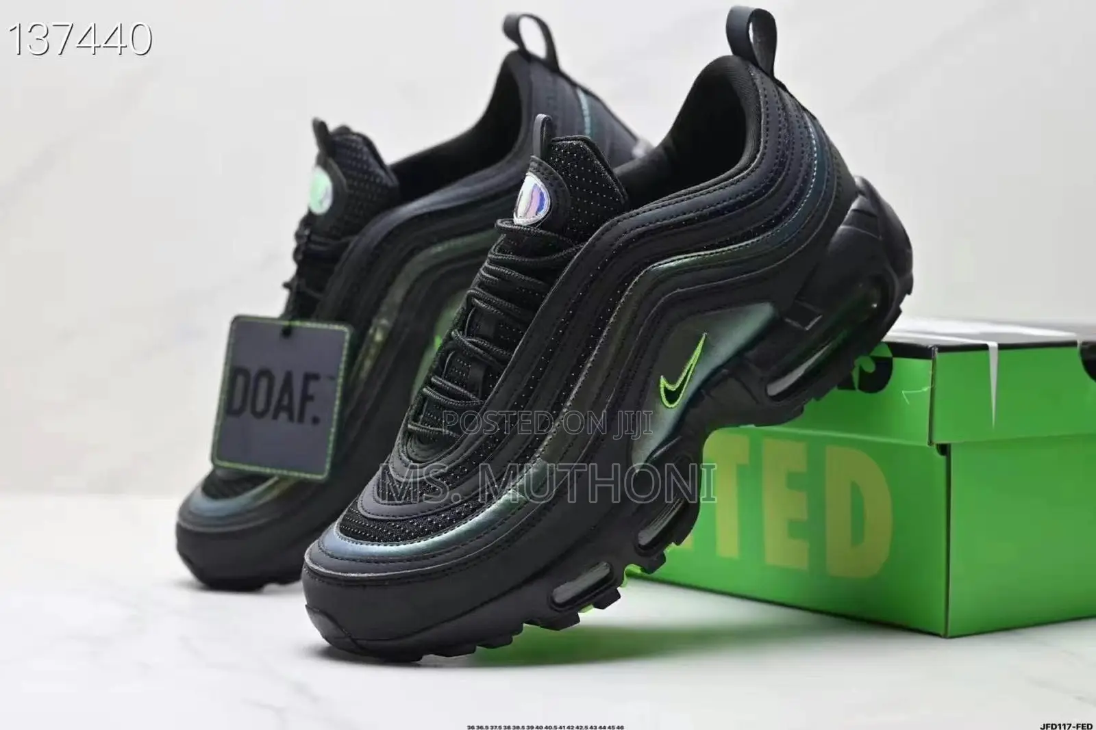 1st Quality Nike Airmax-97 Doaf * Size 40-45