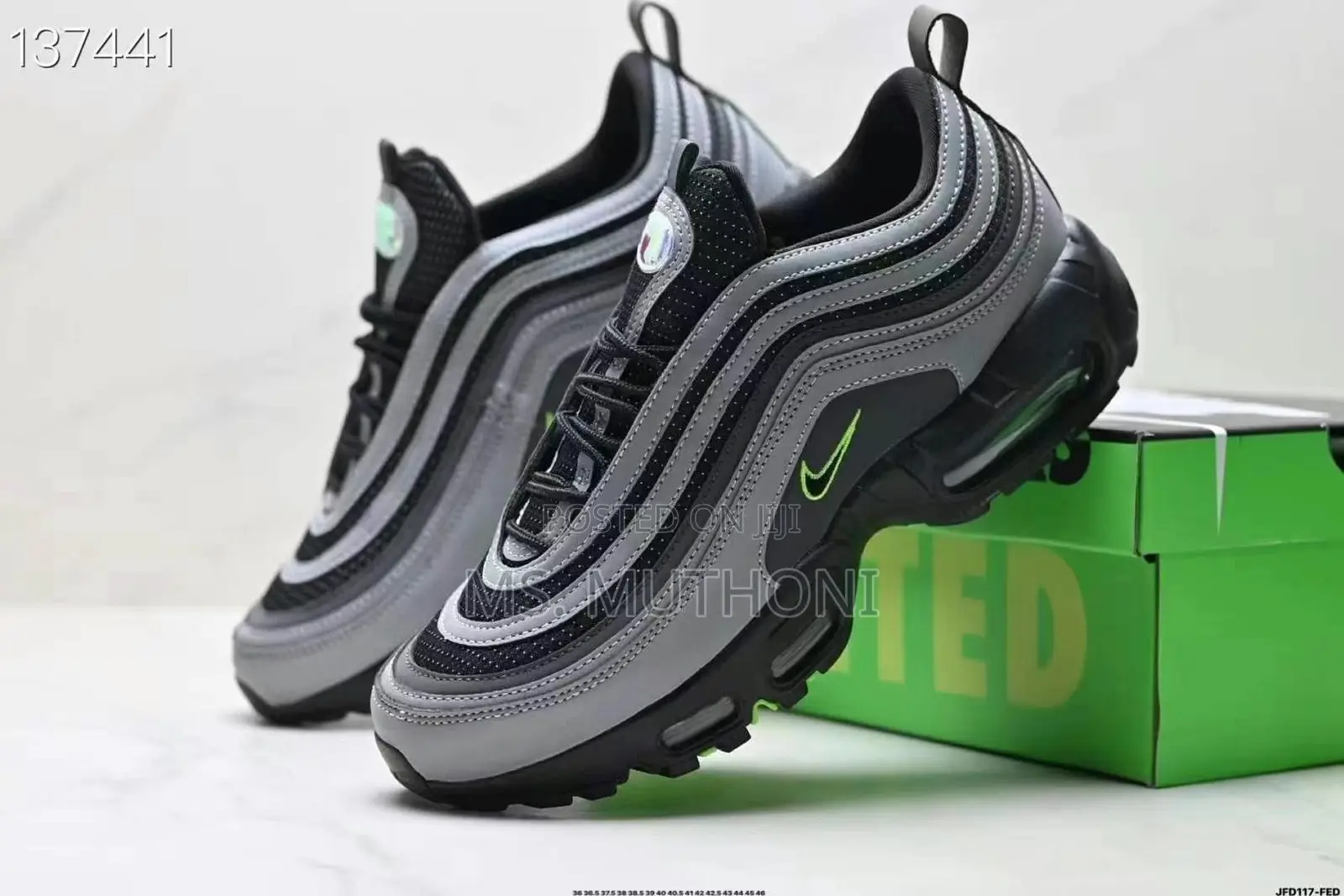 1st Quality Nike Airmax-97 Doaf * Size 40-45