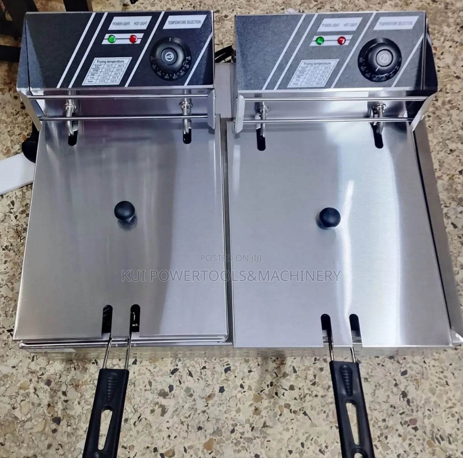 Double Deep Fryer/ Chips Fryer 6l+6l