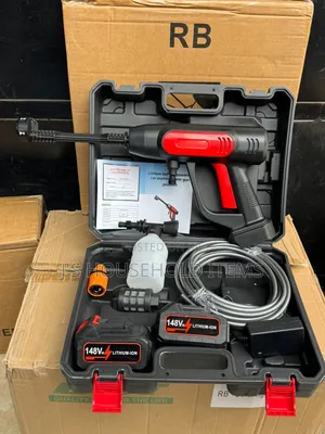 Heavy-Duty 148v Pressure Washer – Cordless Car Wash Gun