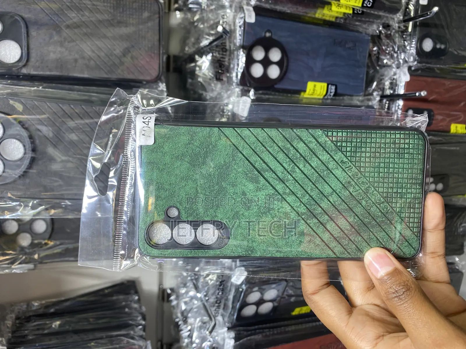 Lasgow Leather Back Cover for Samsung Galaxy A04s