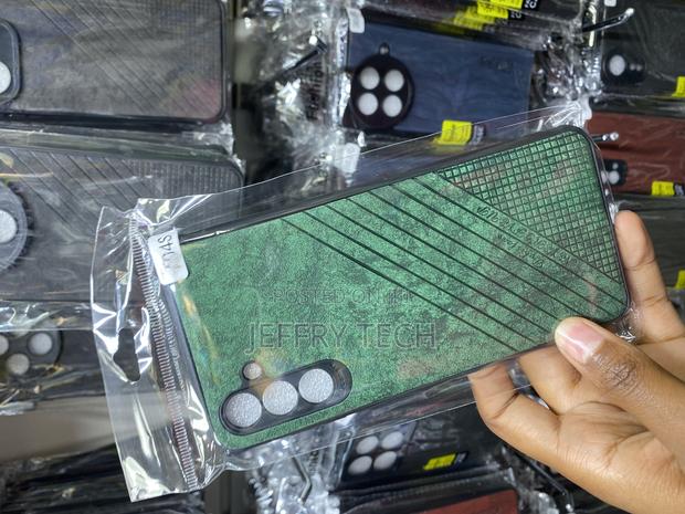 Lasgow Leather Back Cover for Samsung Galaxy A04s - thumbnail 3