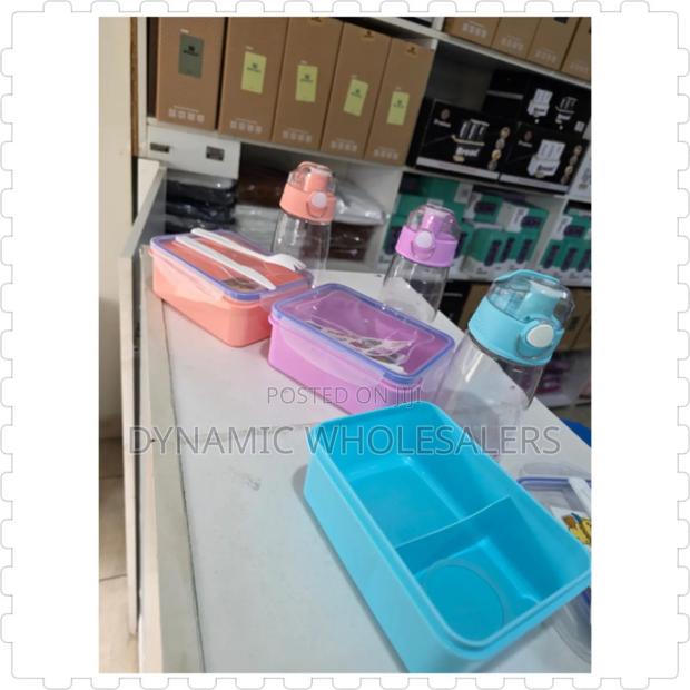 2pcs Kids Lunch Box With Water Bottle - main view