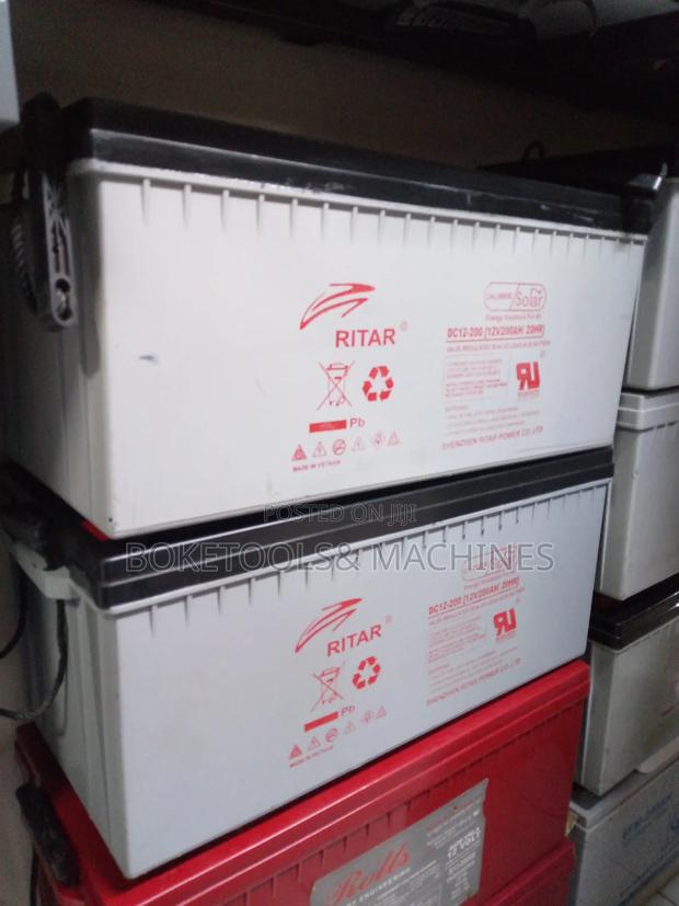 Ritar 200ah 12v Deep Cycle Solar Battery - main view