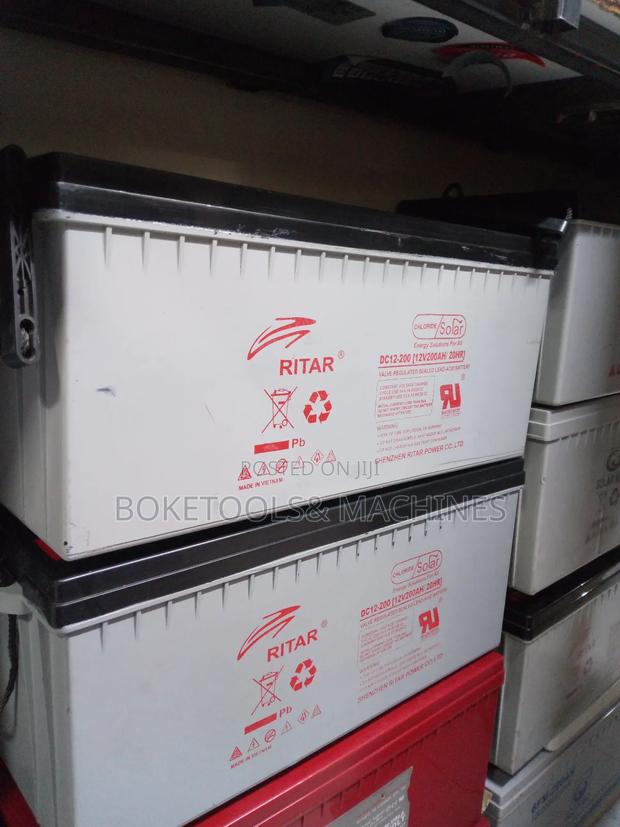 Ritar 200ah 12v Deep Cycle Solar Battery - thumbnail 2