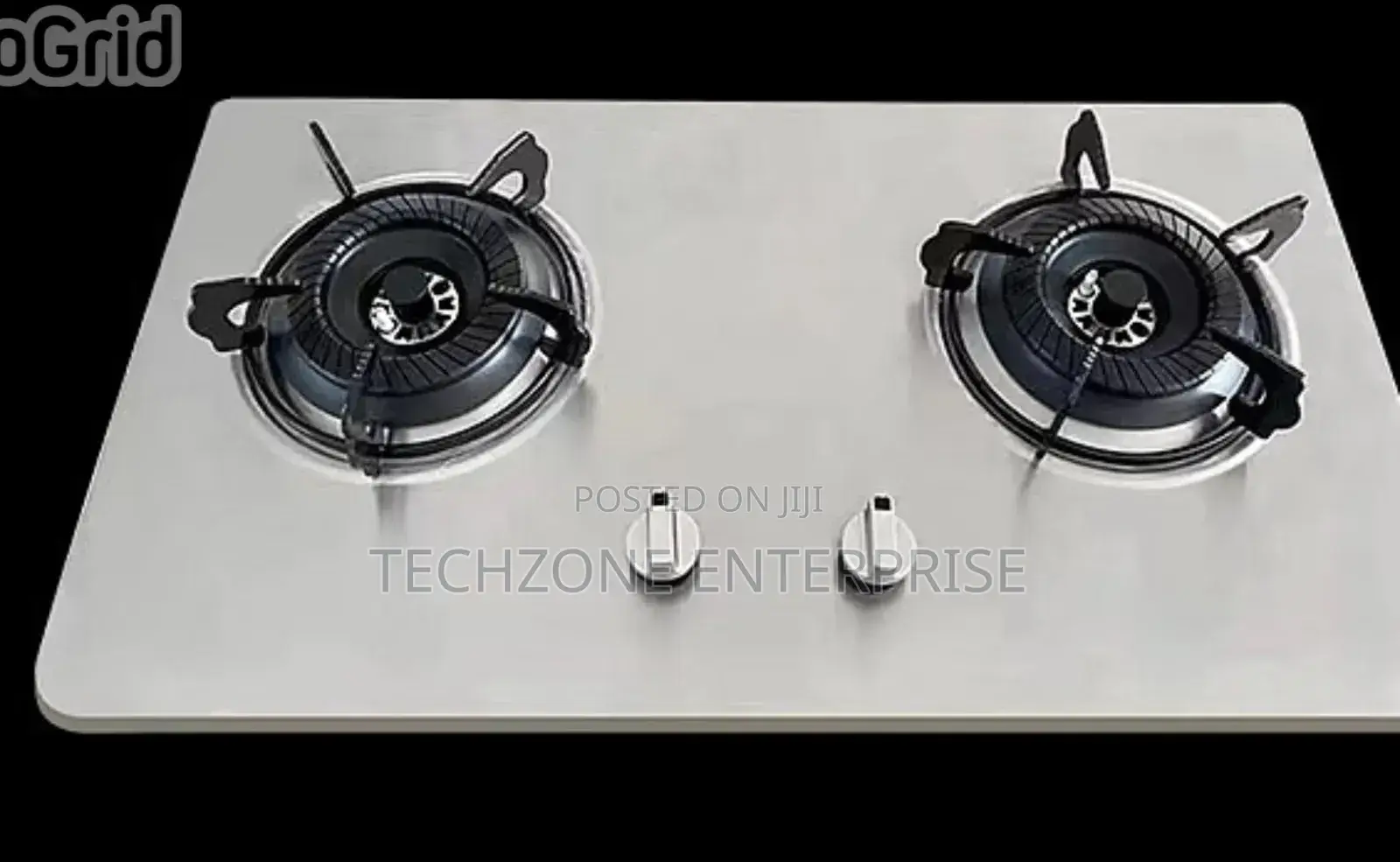 2 Burner Amaze Stainless Hob Cooker - Silver