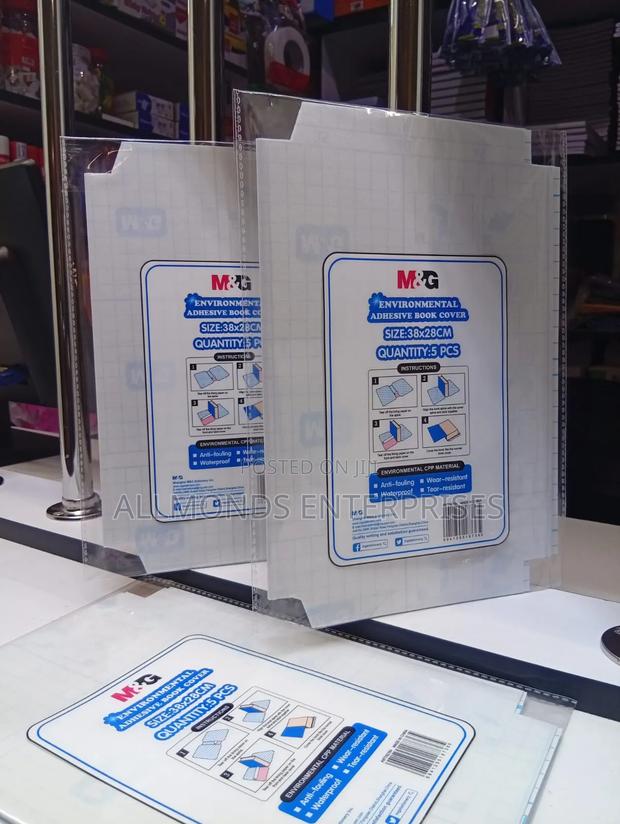 M G A5 Adhesive Book Covers- A Packet of 5pcs - thumbnail 4