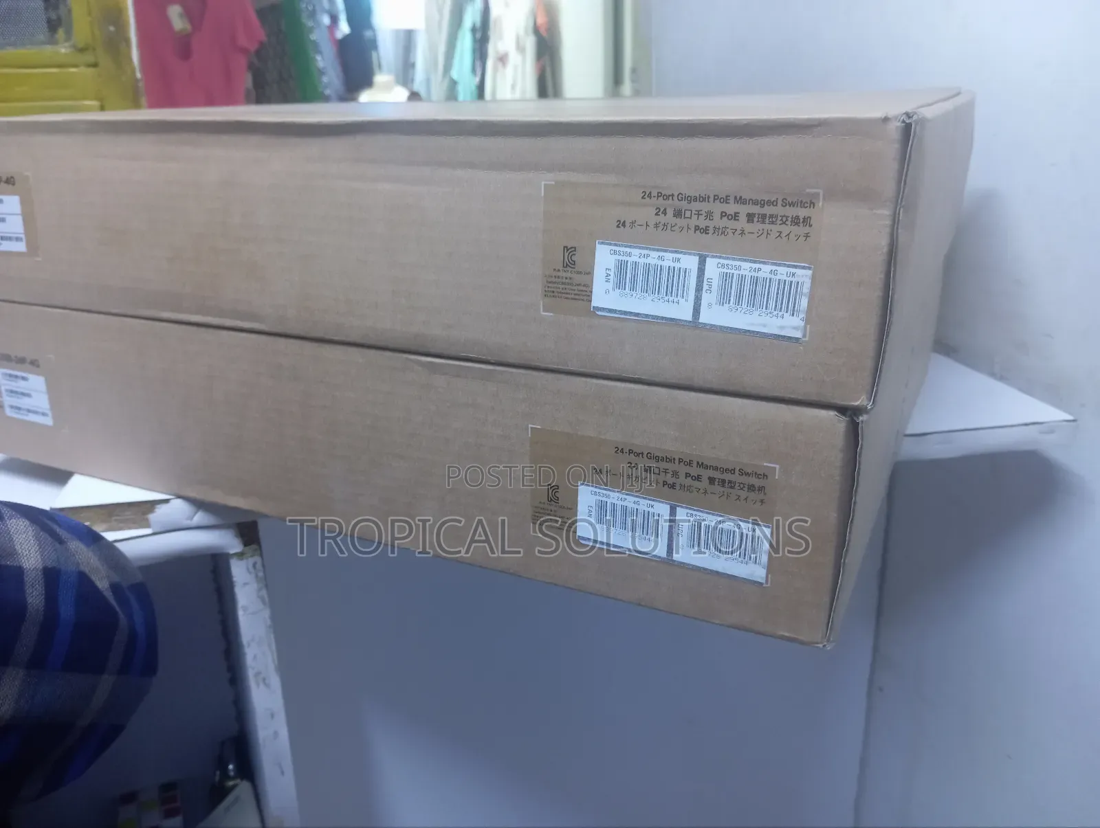 Cisco Cbs350 - 24p - 4g - Uk Port Gigabit Poe Managed Switch