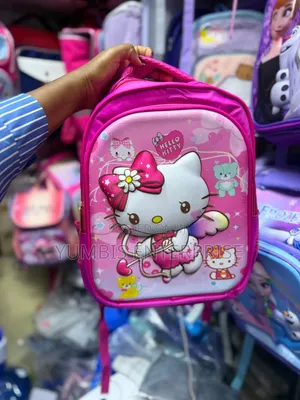 Pink Hello Kitty Kids School Bags for Pp1,Pp2,Grade 1-2