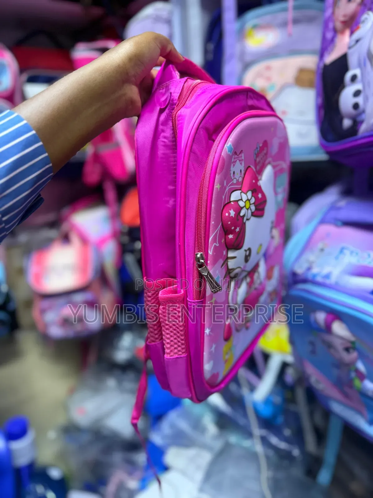 Pink Hello Kitty Kids School Bags for Pp1,Pp2,Grade 1-2