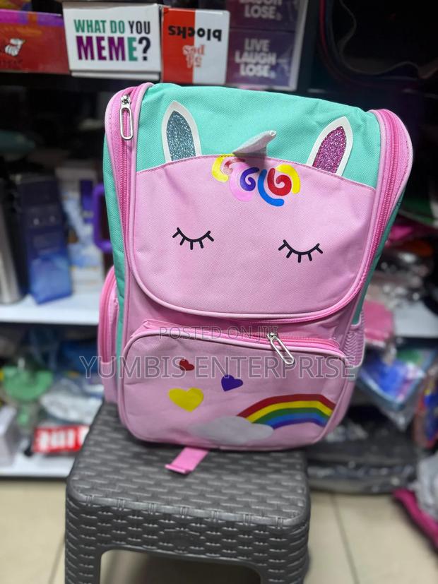 Pink Unicorn School Bags Grade 1 to 5