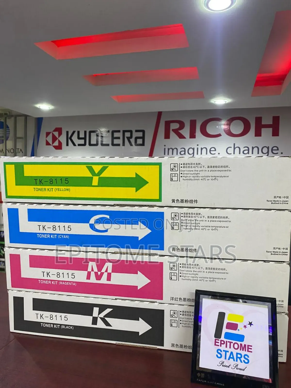 Kyocera Ecosys M8124cidn Toner Tk 8115 Yield Above 12,000