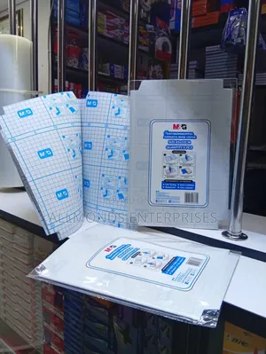 M G Adhesive Book Cover - A Packet of 5pcs