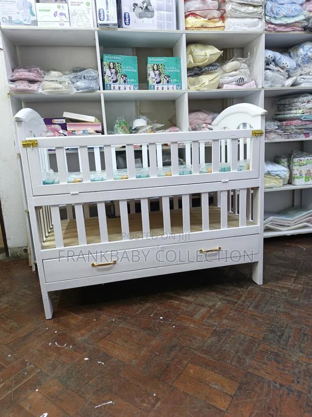 Quality Wooden Baby Cot - main view