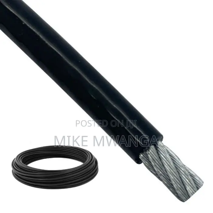 Black Coated Stainless Steel Wire Rope