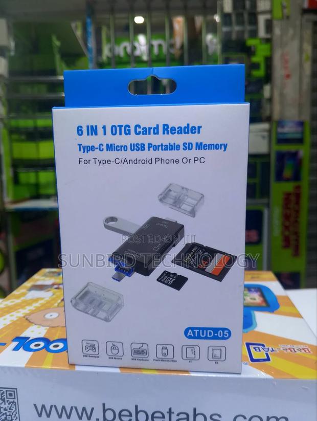 6 in 1 Otg Card Reader - main view