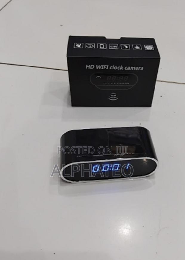 Wireless Security Spy Camera Clock Wifi - main view