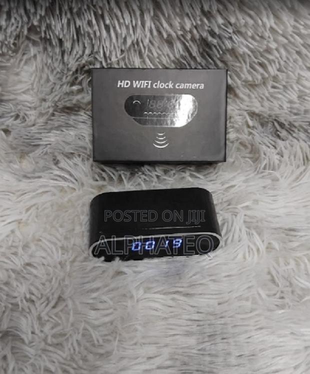 Digital Clock + Hidden Spy Camera - main view