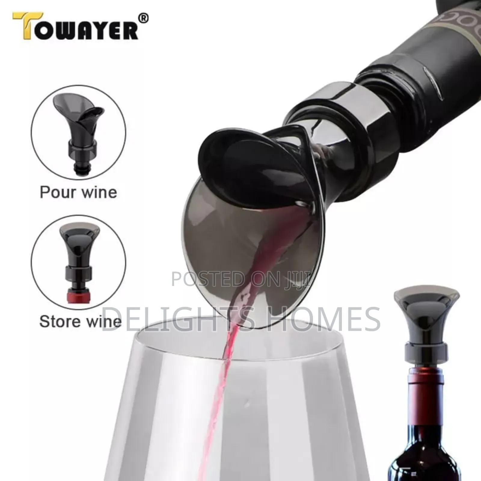 Wine Pourer Cum Stopper_za