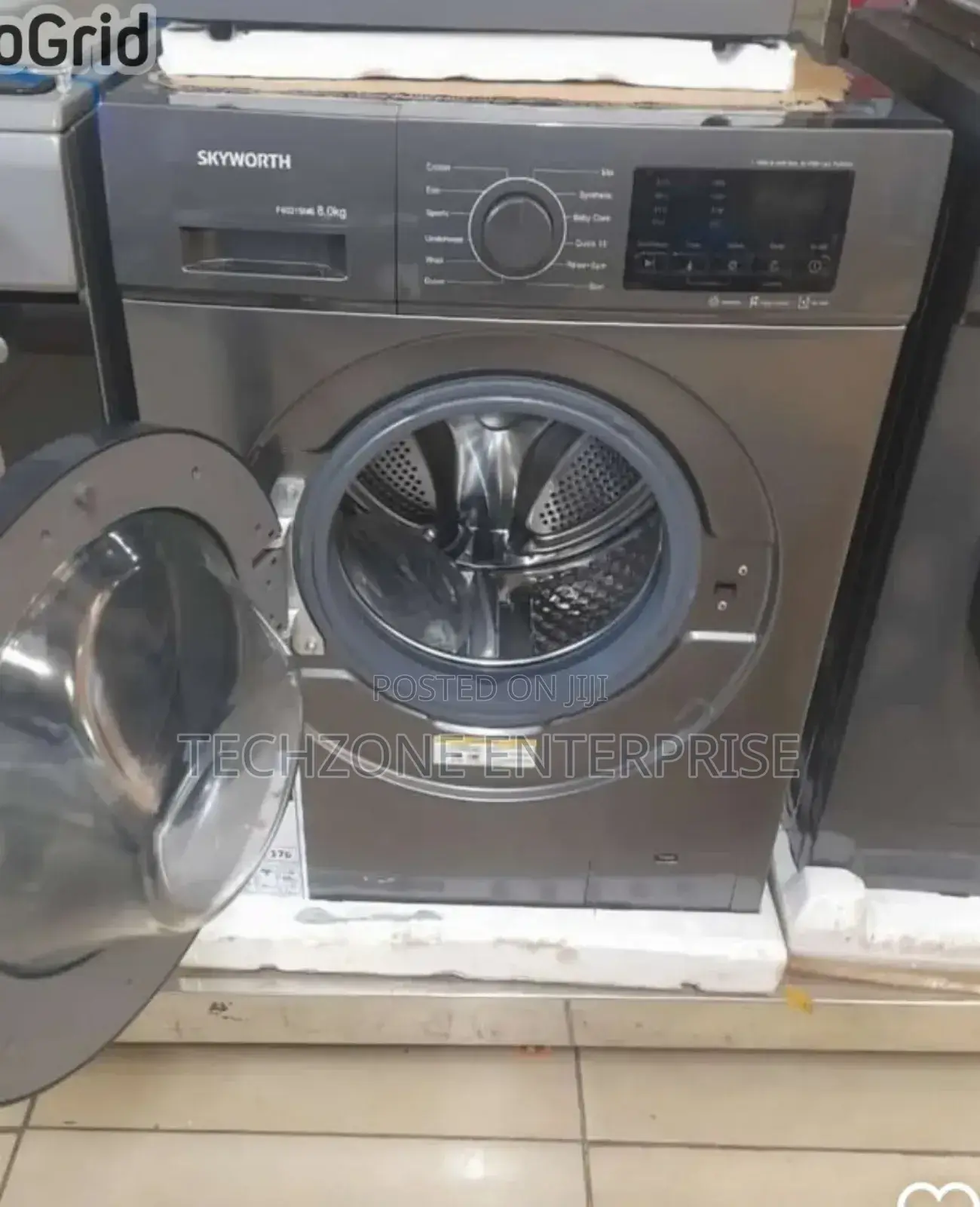 Skyworth F7012 8kg Wash and Spin Front-Load Washing Machine,