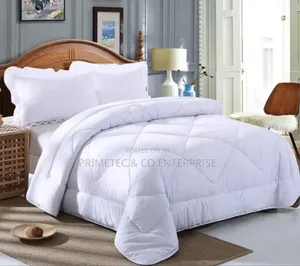 Binded White Stripes Duvets.