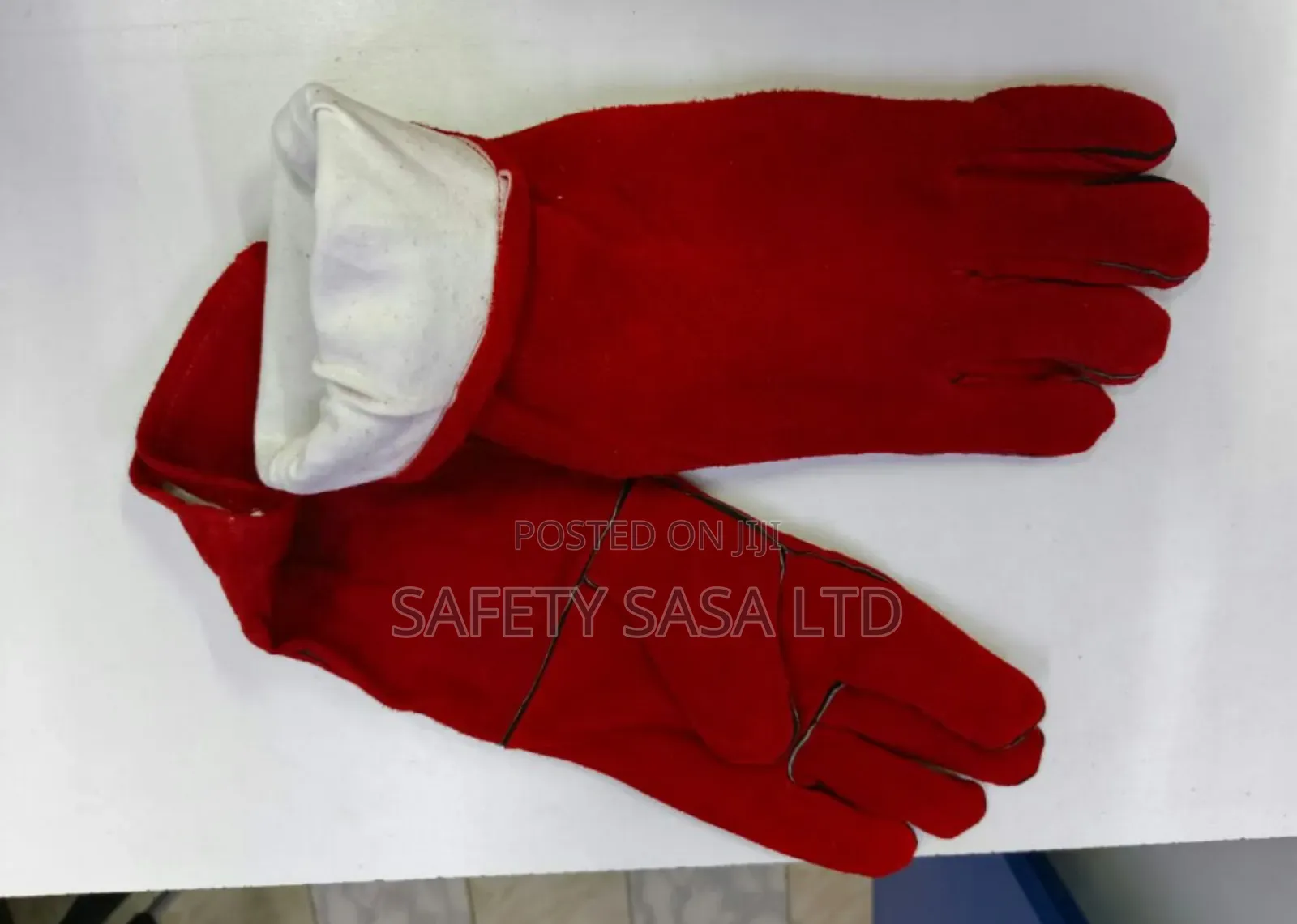 Red Leather Gloves