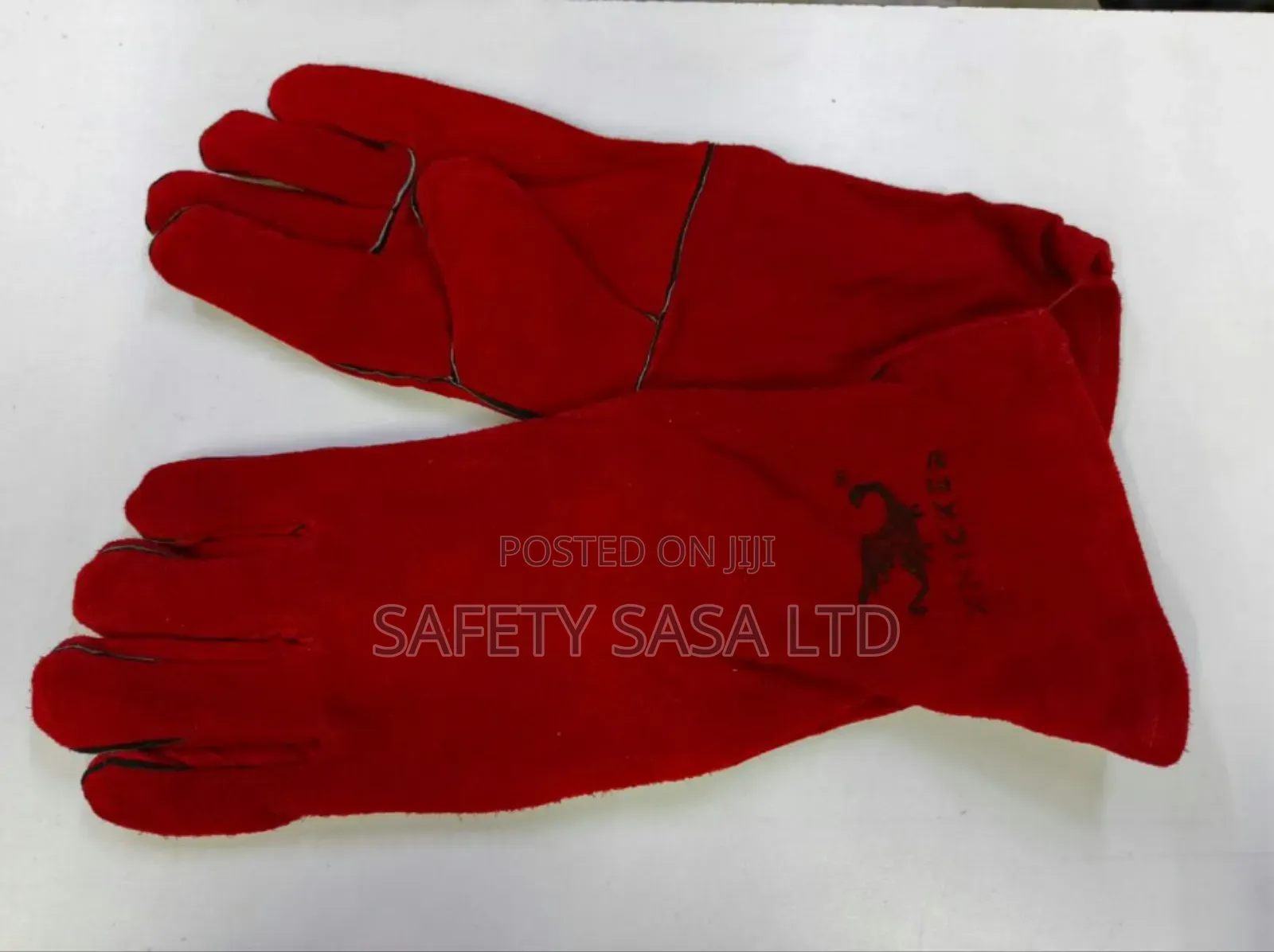 Red Leather Gloves