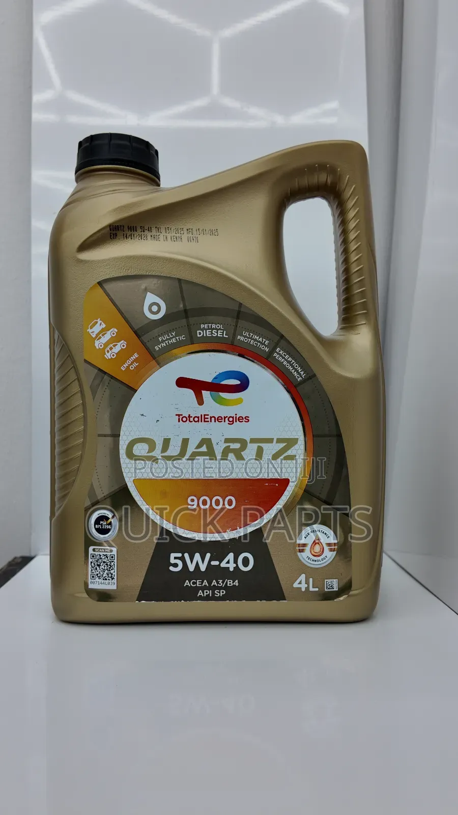 Total Quartz 9000 5w40 4 Litres