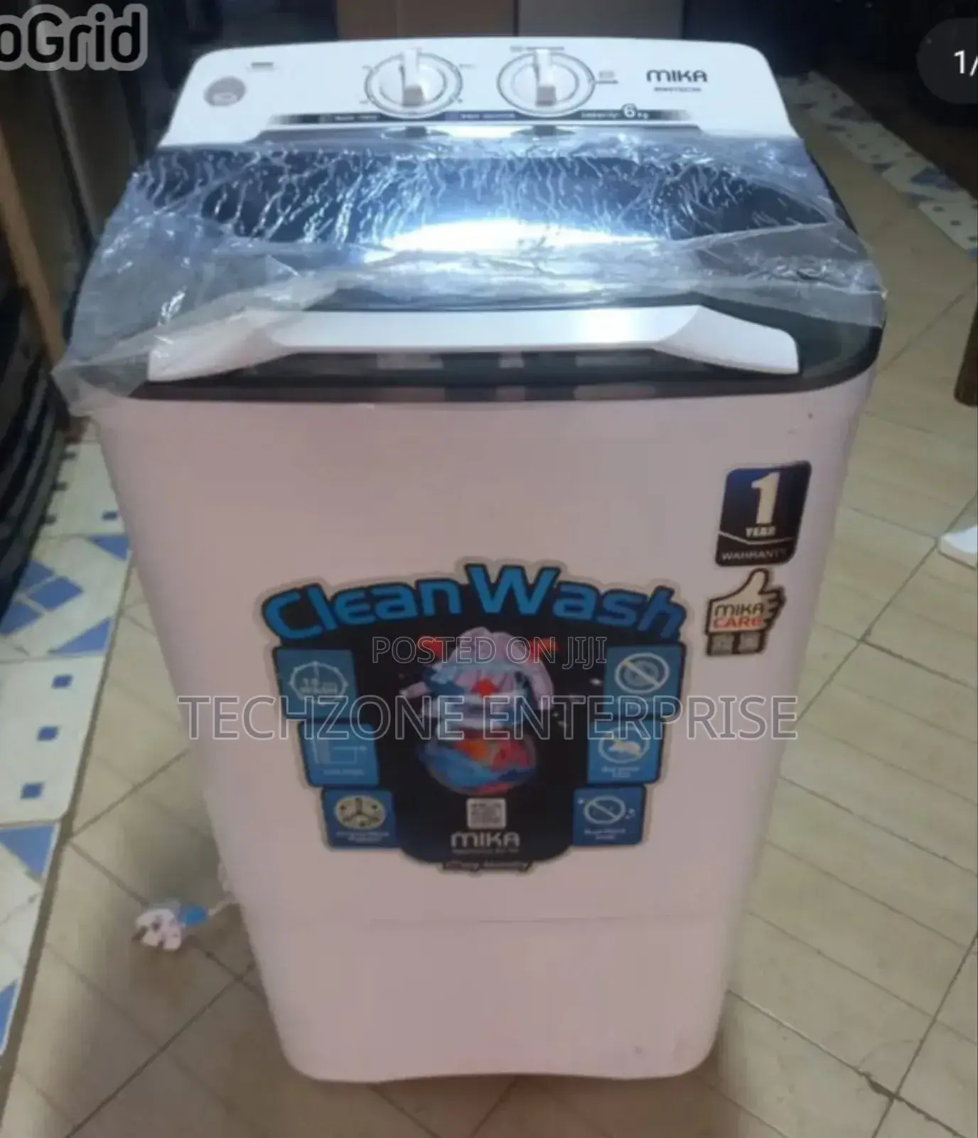 Mika Mwsts2106 6kg Semi Automatic Washing Machine