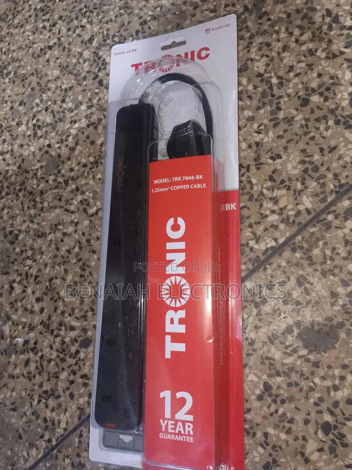 Tronic Extension Cable,3 Meters 6 Way,1.25mm Copper Cable