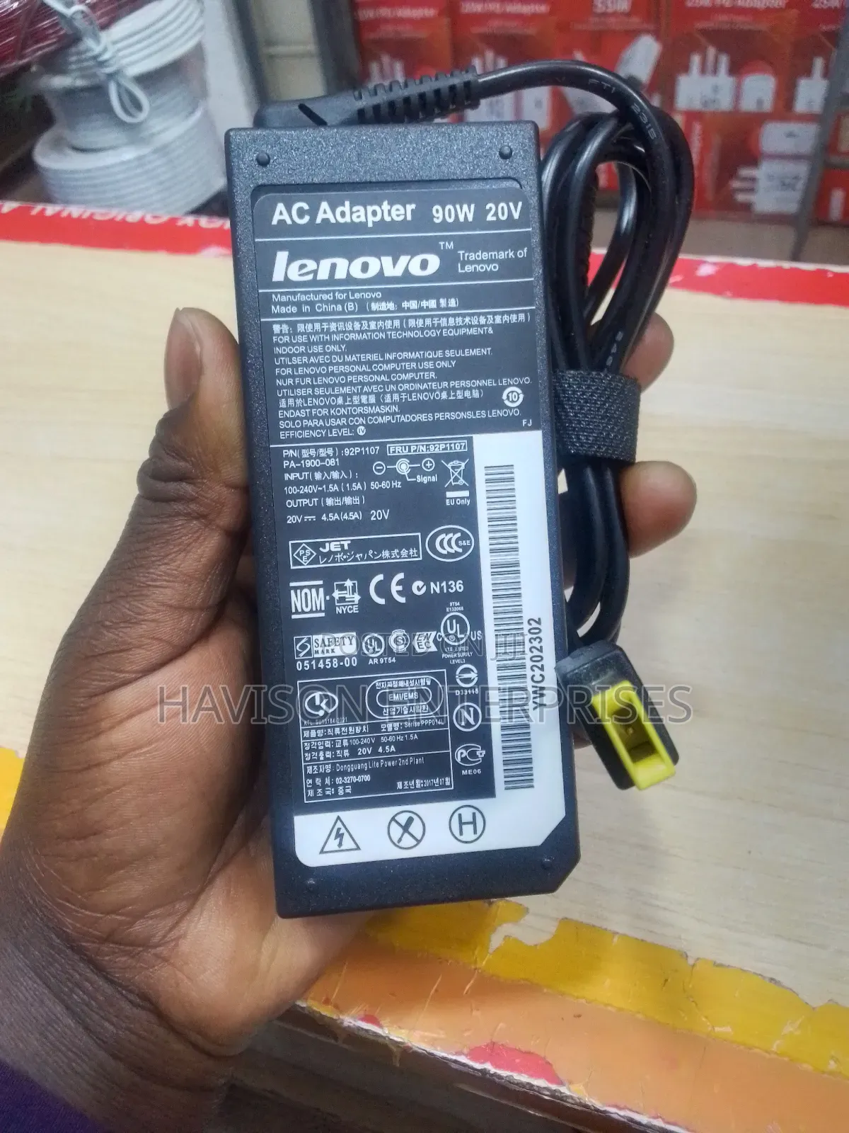 Lenovo Adaptor(20v 4.5a)