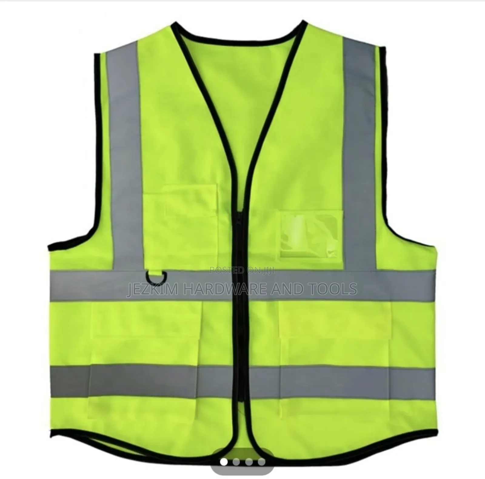 Reflective Vest With Zip And Pockets