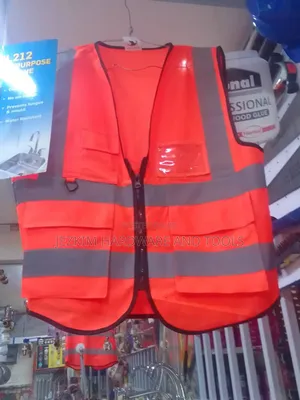 Reflective Vest With Zip And Pockets
