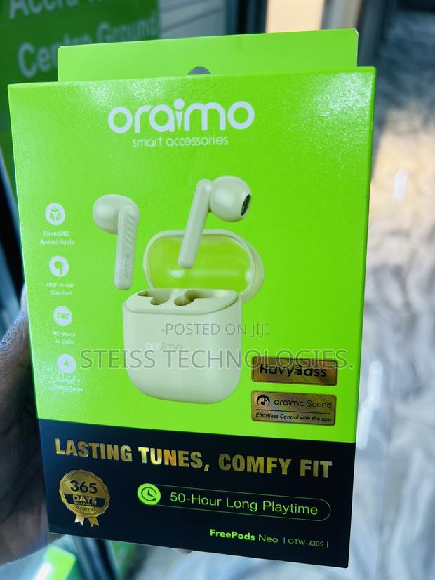 Oraimo White Freepods Neo - thumbnail 3