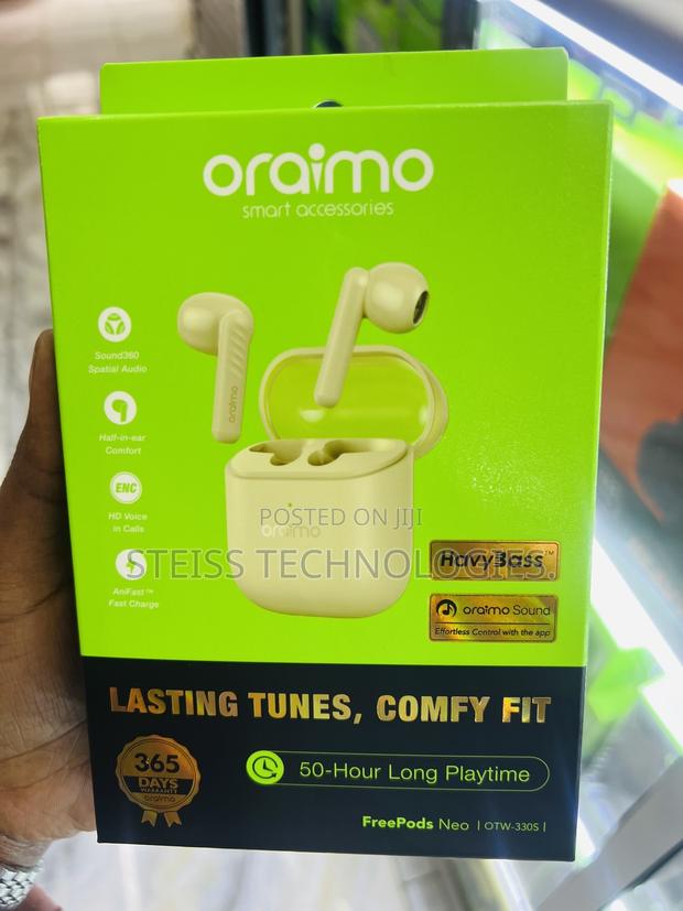 Oraimo White Freepods Neo - thumbnail 4