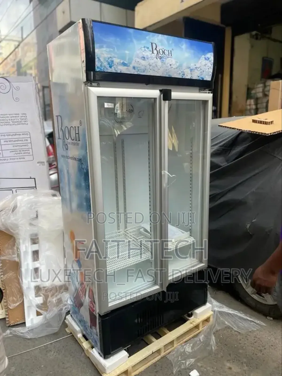 Roch 409 Litres Side by Side Showcase Chiller