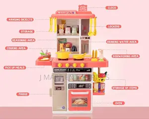 Kids Kitchen Play Set,Interactive Kids Kitchen Play Set