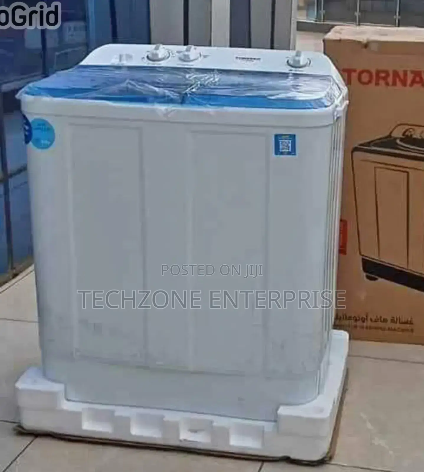 Tornado 10kg TWH-Z10dne-W Twin Tub Washing Machine - White