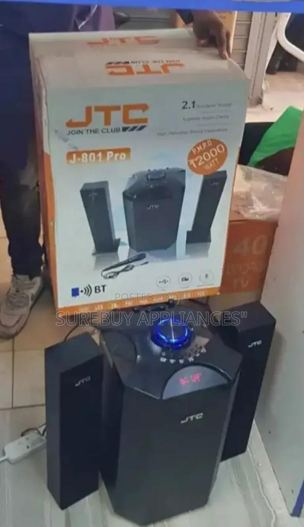 JTC Mtungi 2.1ch Hometheatre-Bt/Fm/Usb-12,000w-System