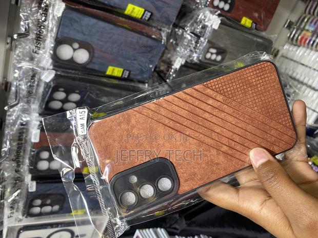 Olatro Leather Back Cover for Samsung Galaxy A15 - thumbnail 3