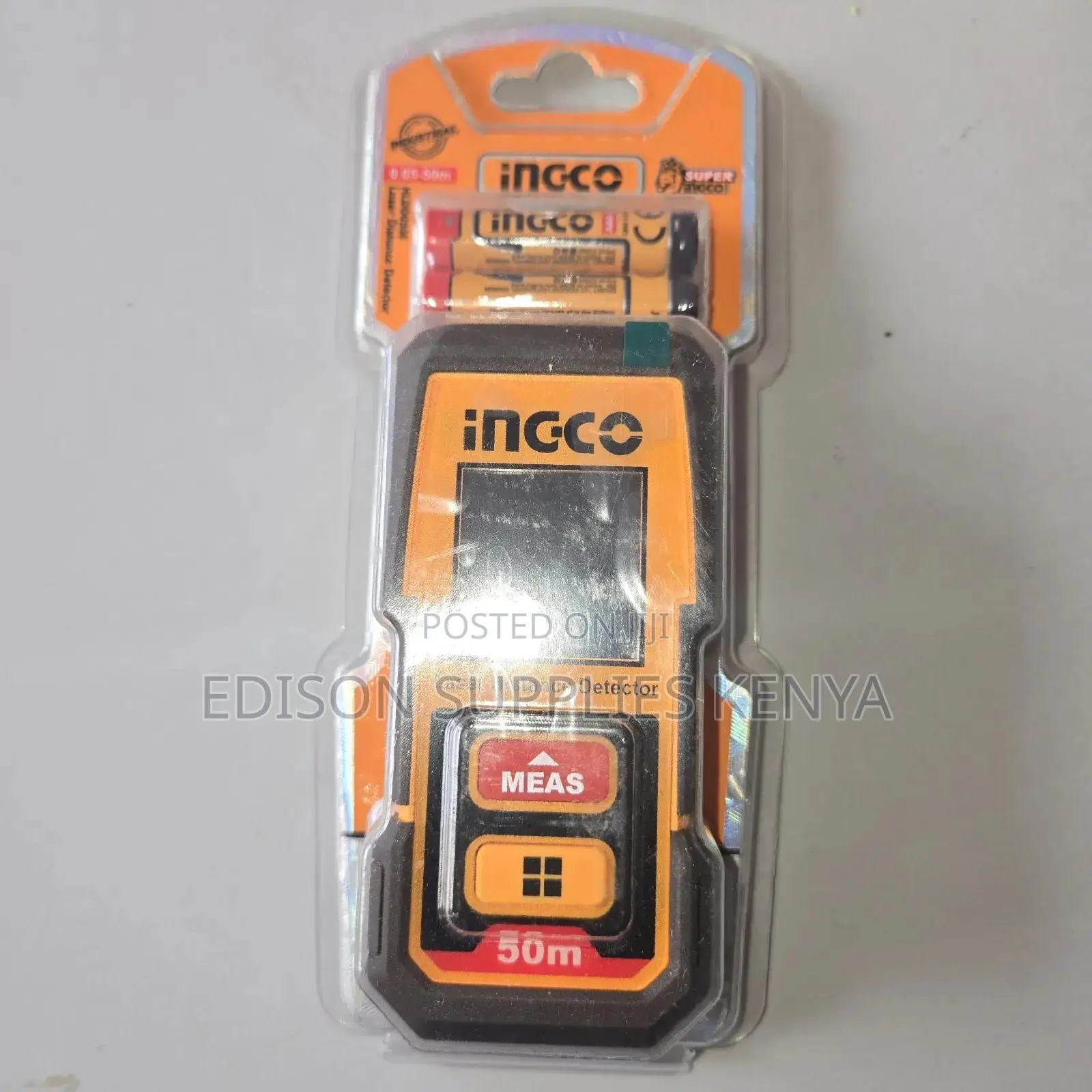 50m Laser Distance Meter Ingco Detector Laser Measure Range