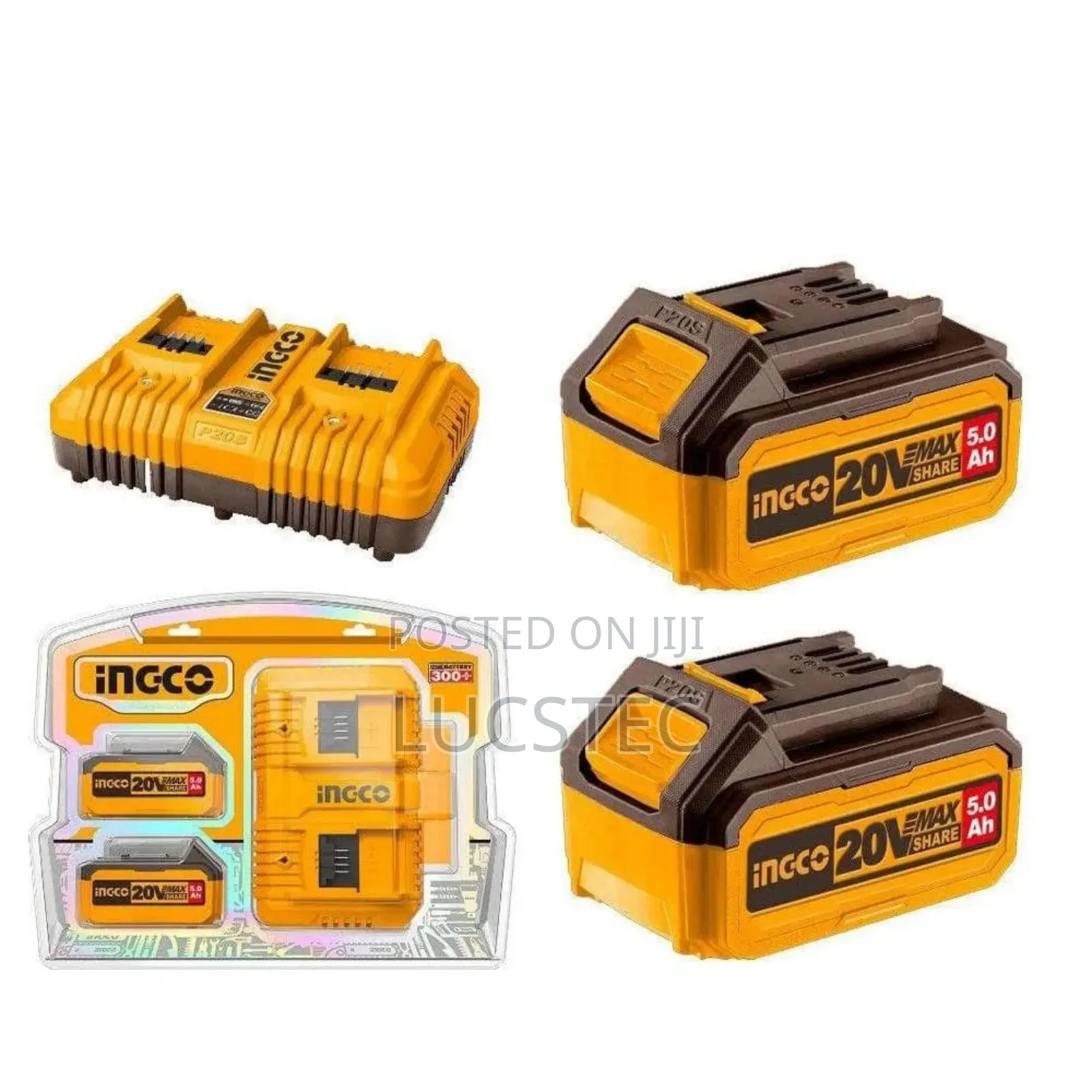 Ingco 20v 2.0ah Lithium-ion Battery