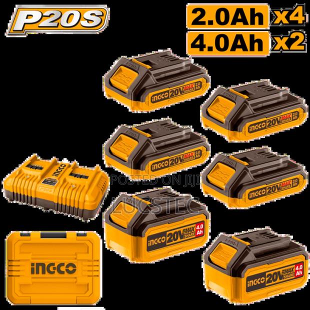 Ingco 20v 2.0ah Lithium-ion Battery - thumbnail 3