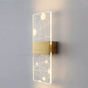 Indoor Golden Glass Bulb Wall Lights