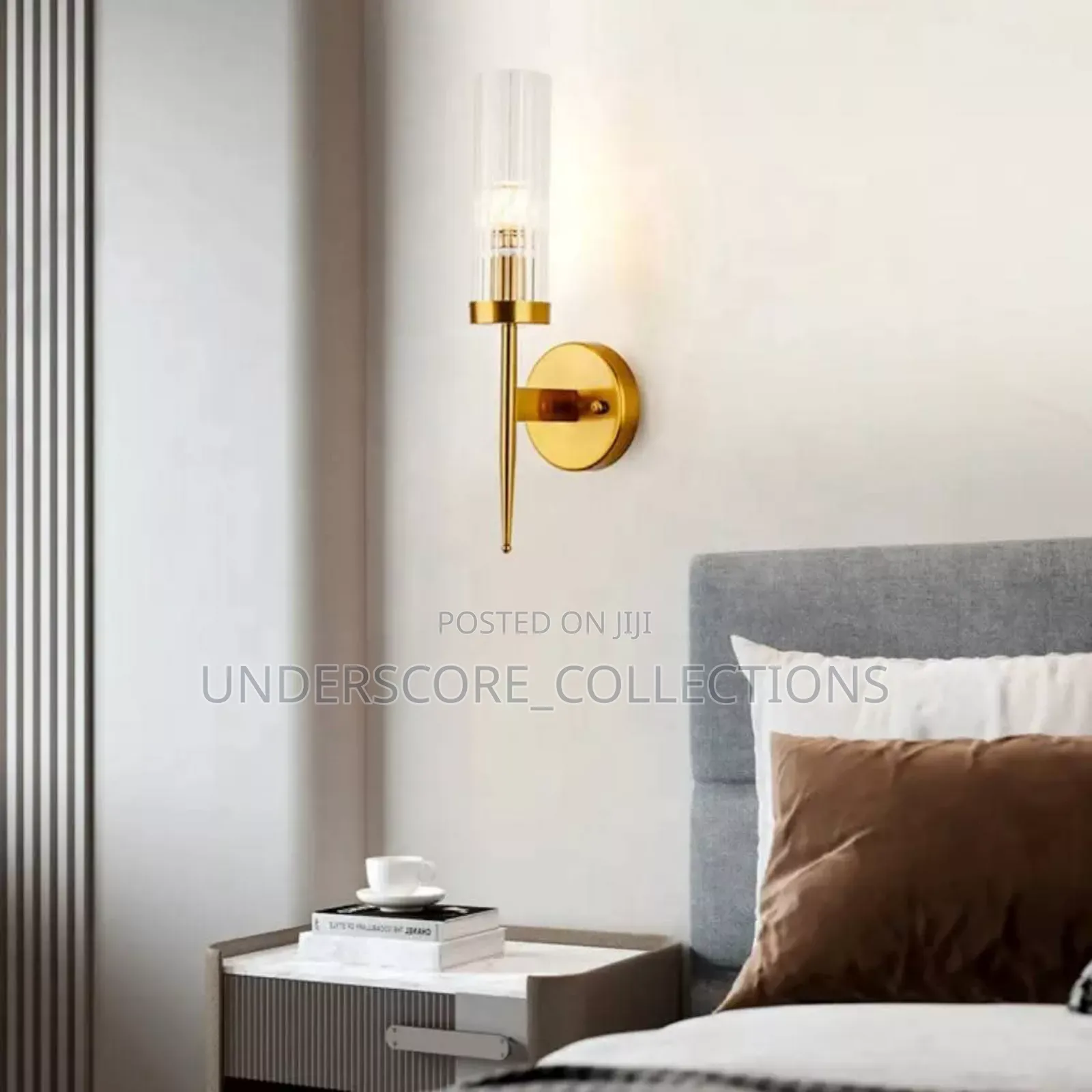 Indoor Golden Glass Bulb Wall Lights